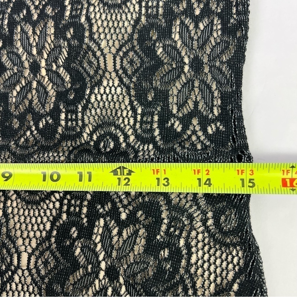 Mystree Women’s Evening/Career Dress Sz Medium Black With Tan Lining Sleeveless - Picture 11 of 15